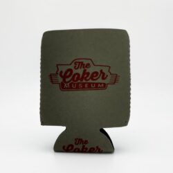 The Coker Museum Koozie - Olive/Gray