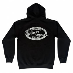 Black Honest Charley Hoodie with Pockets