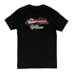 Honest Charley Coker Museum Dual Logo (Maroon/White) Black Short Sleeve T-Shirt