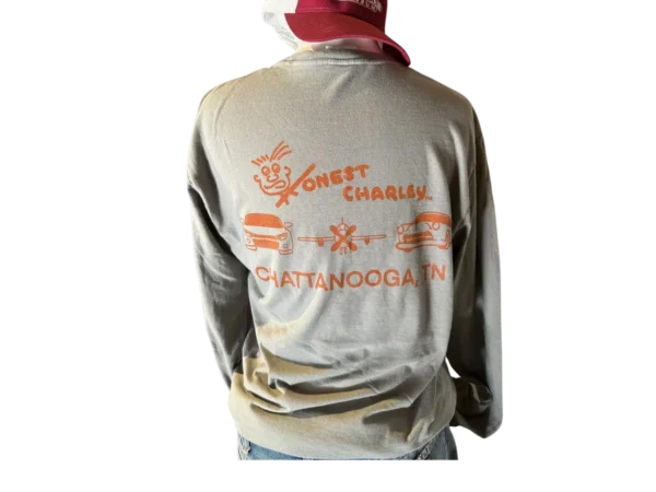 Grey Honest Charley Coker Museum - Chattanooga - Long Sleeve Shirt