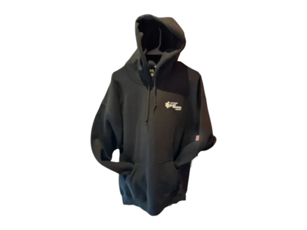 Black Honest Charley Hoodie with Pockets - Image 2